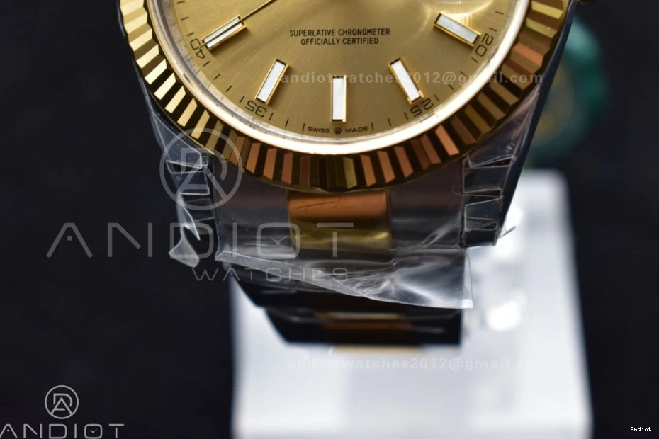 Edition Bracelet DateJust VSF 904L YG VS3235 Dial Best SS YG 41 126333 on 1:1 Oyster 1122